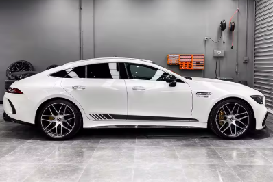 2018-2025 Mercedes GT53/GT63 Carbon Fiber Side Skirt Extensions