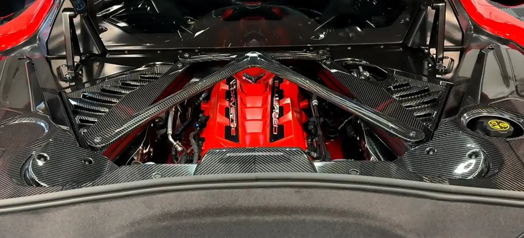 2021-2026 Corvette C8 Z51/Z06/Z07 Carbon Fiber Engine X Brace