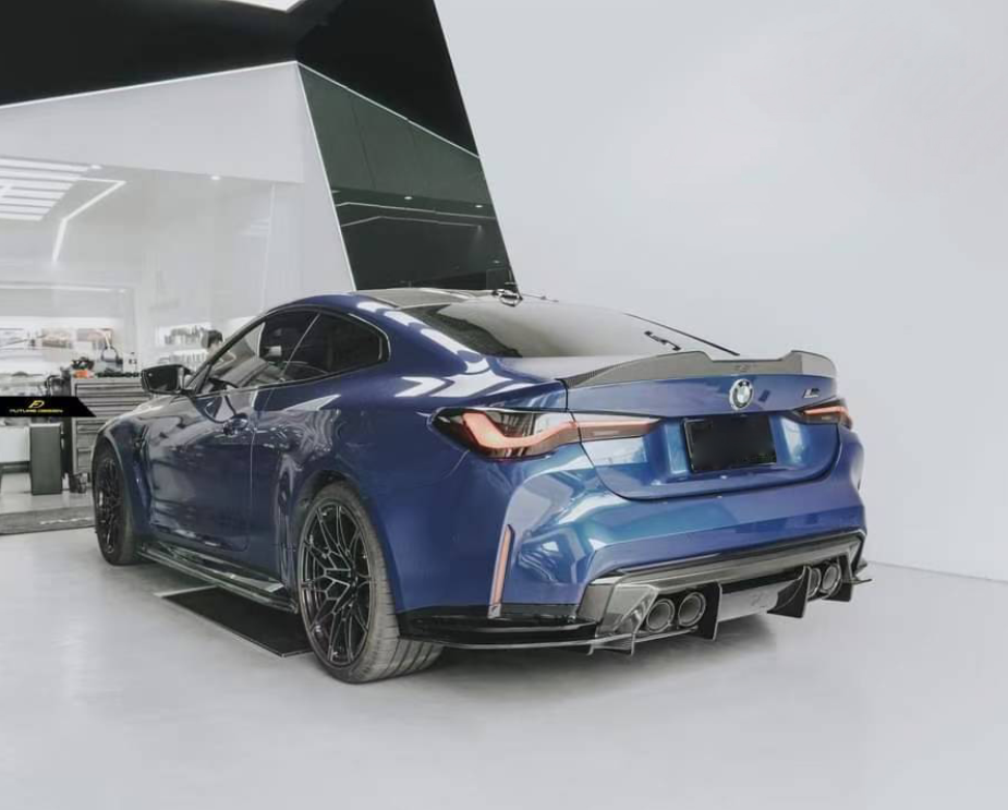 2021-2026 BMW G80/G81 M3/G82/G83 M4 Carbon Fiber AP 3PC Rear Diffuser