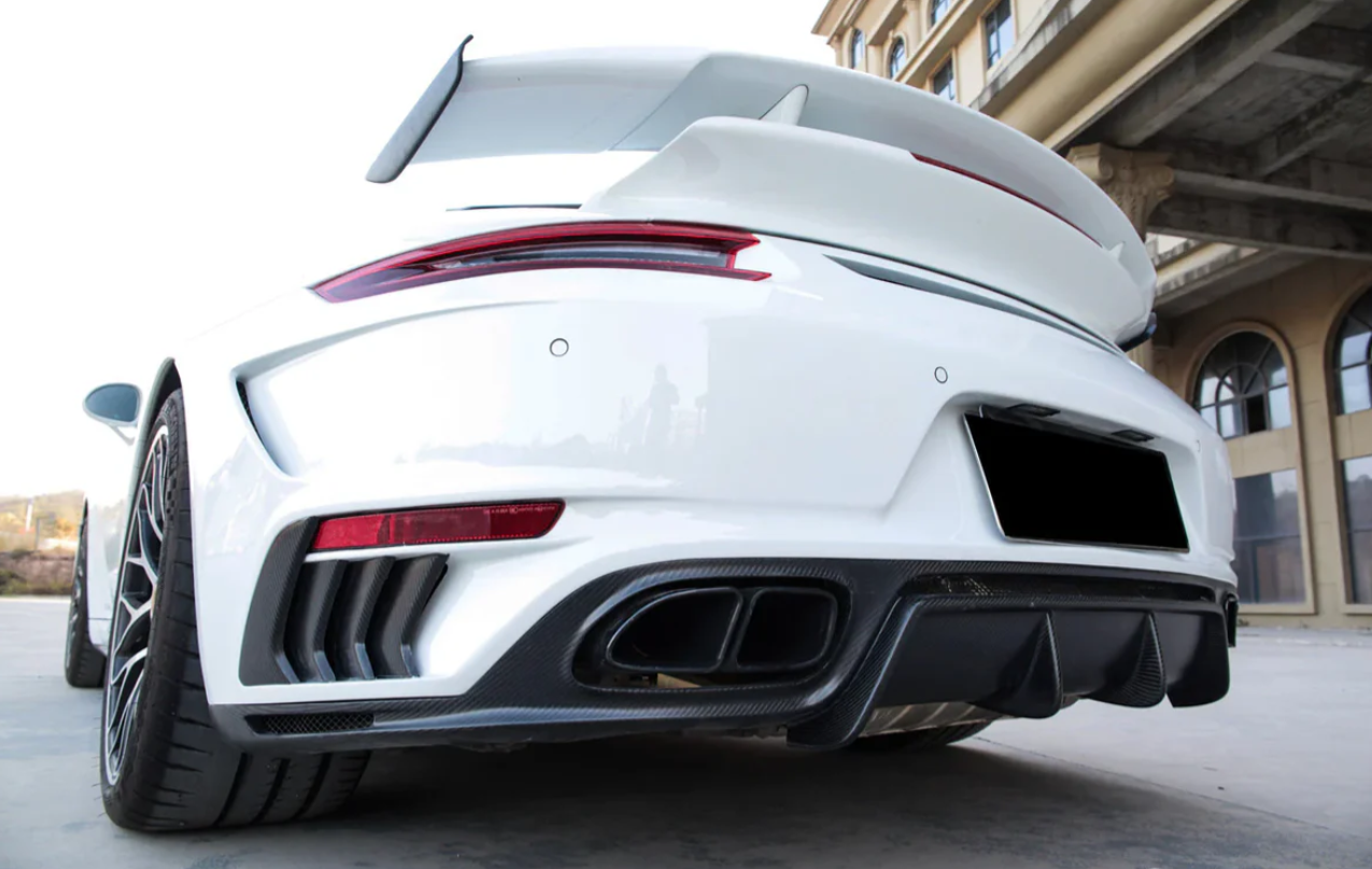 Porsche 991.1/991.2 Carrea 911 AP FRP/Carbon Fiber Rear Bumper