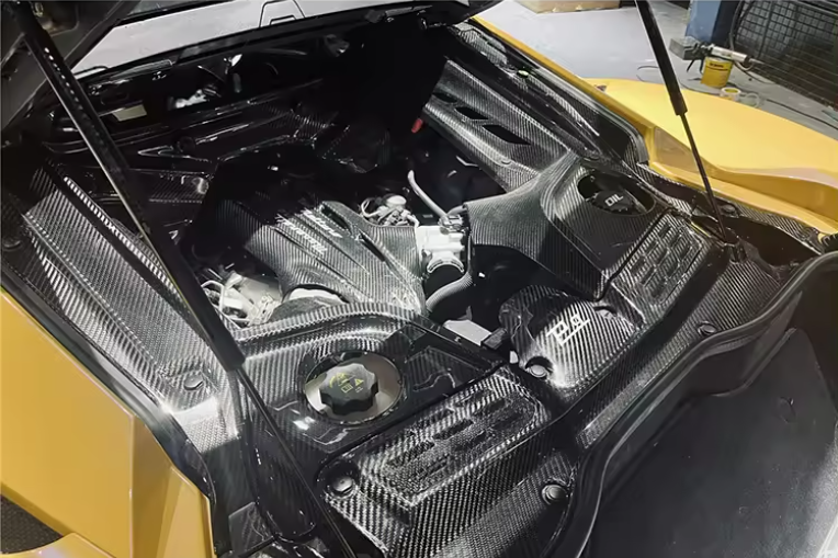 Maserati MC20 Complete Carbon Fiber Engine Bay Kit
