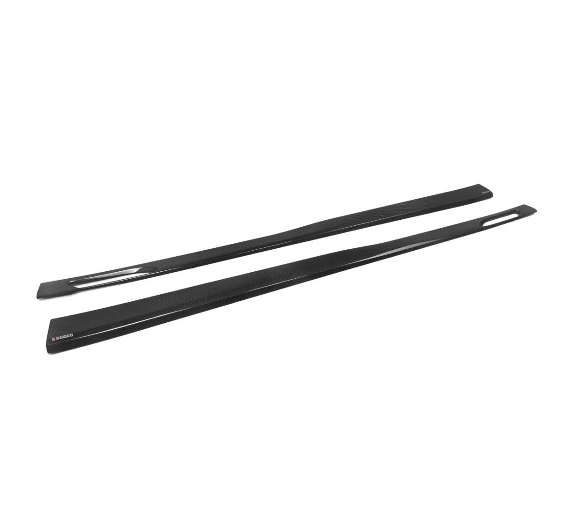 BMW G90 M5 Carbon Fiber Side Skirt Extensions
