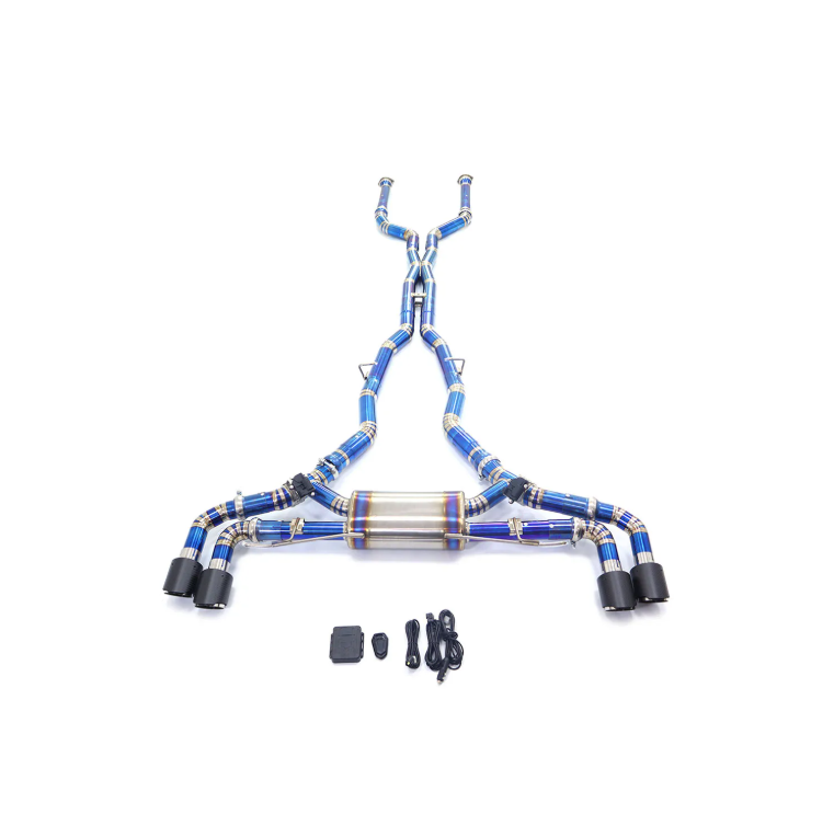 BMW G90 M5 Titanium Valved Exhaust System With Muffler
