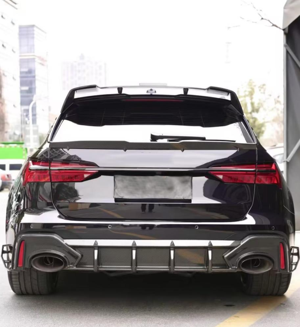 Audi RS6 Carbon Fiber Rear Trunk Spoiler