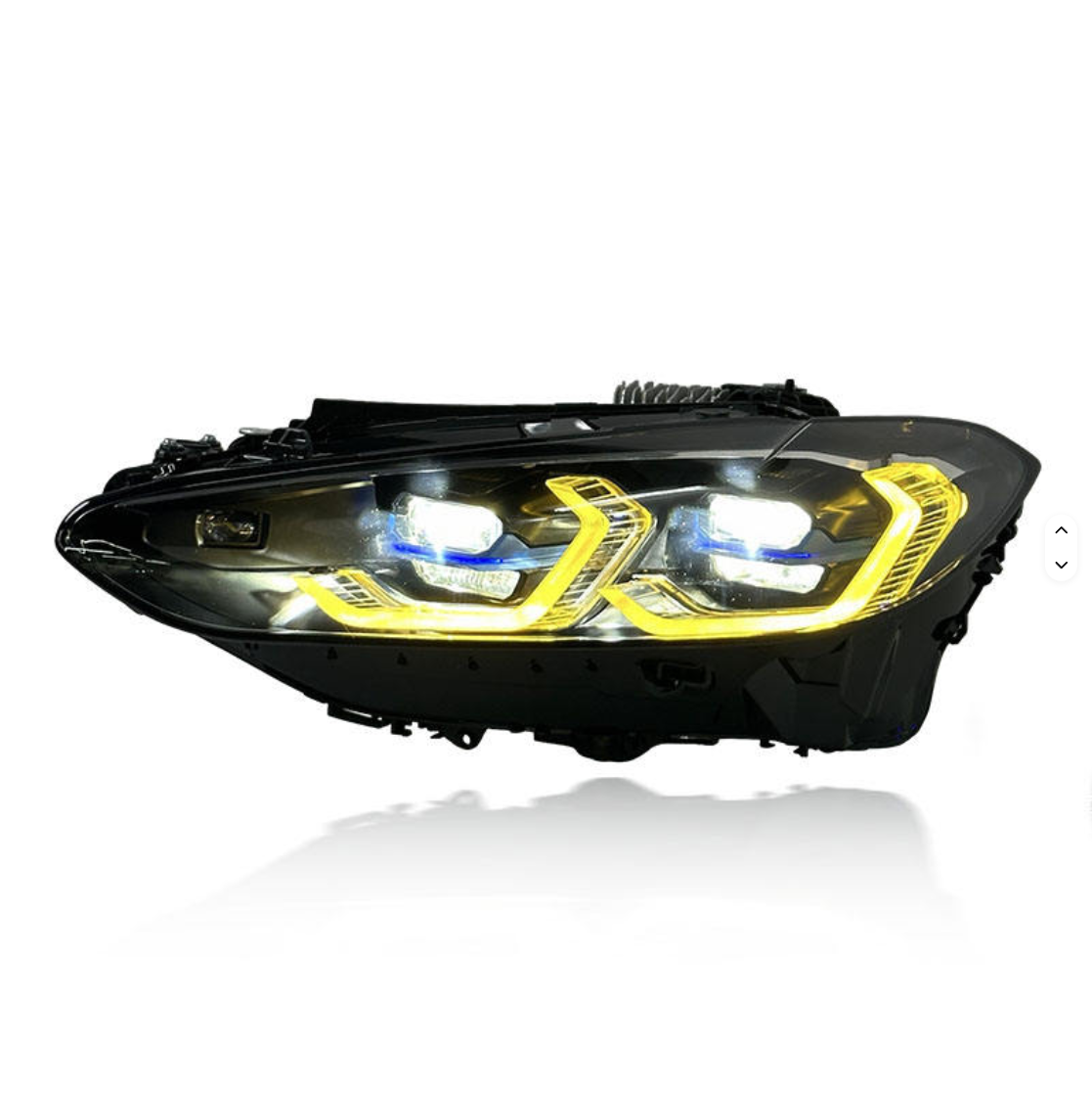 BMW G80 M3/G82/G83 M4 Lazor Headlight Conversion Plug & Play 3 DRL Switch Back Colors 2021-2024