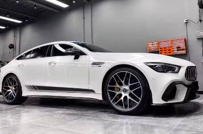 2018-2025 Mercedes GT53/GT63 Carbon Fiber Side Skirt Extensions