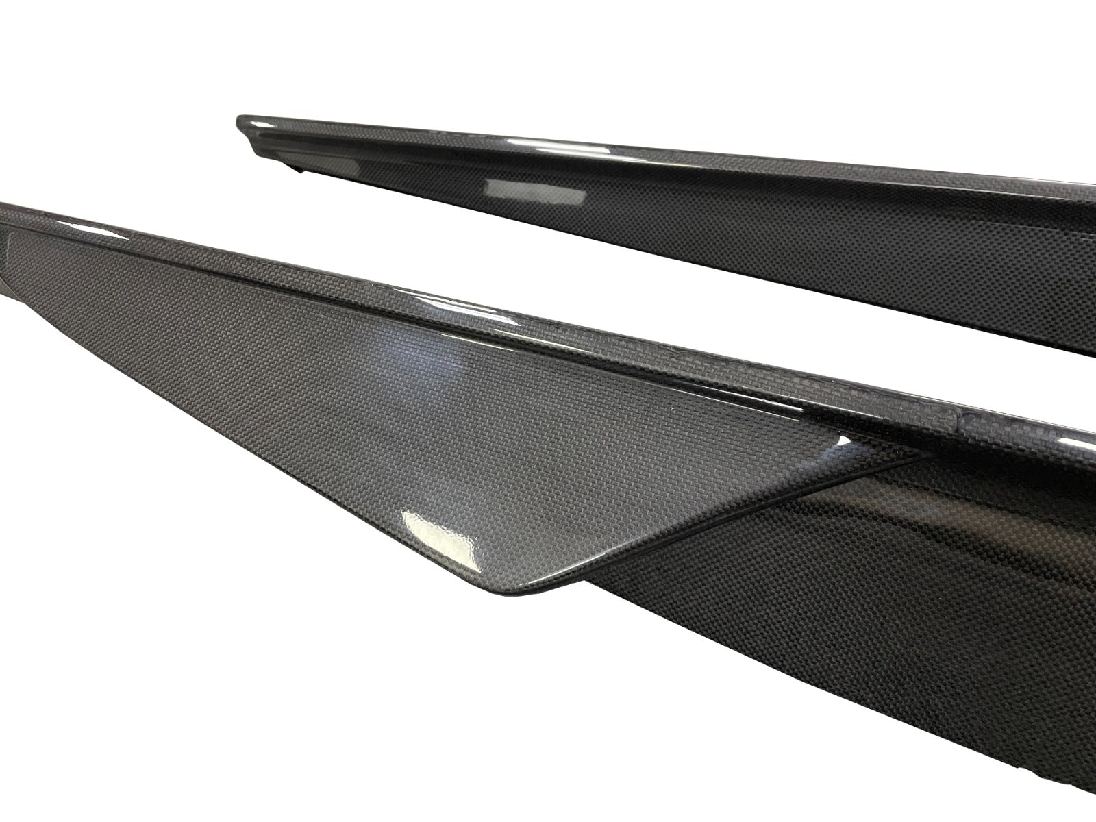 Ferrari 488 Carbon Fiber AP Side Skirt Extensions