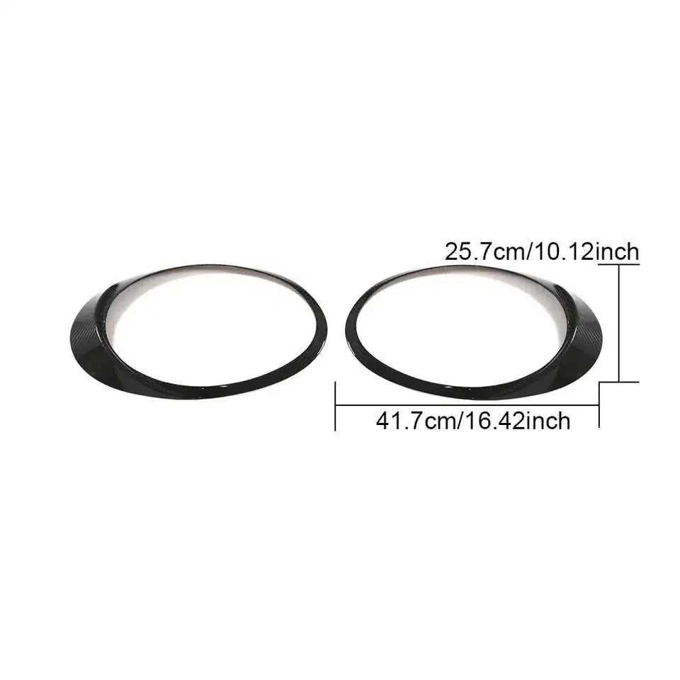 Carbon Fiber Headlight Eyelid Covers for Porsche 911 992 (2019 - 2022)