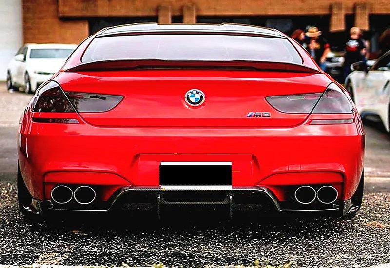 BMW F06 F12 F13 M6 Coupe Sedan 12-16 PSM style Carbon Fiber Rear Diffuser