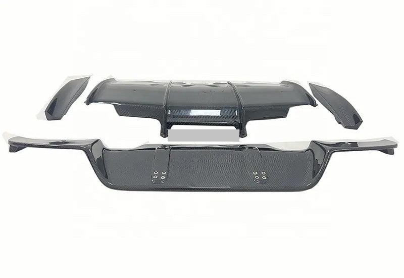 BMW F06 F12 F13 M6 Coupe Sedan 12-16 PSM style Carbon Fiber Rear Diffuser