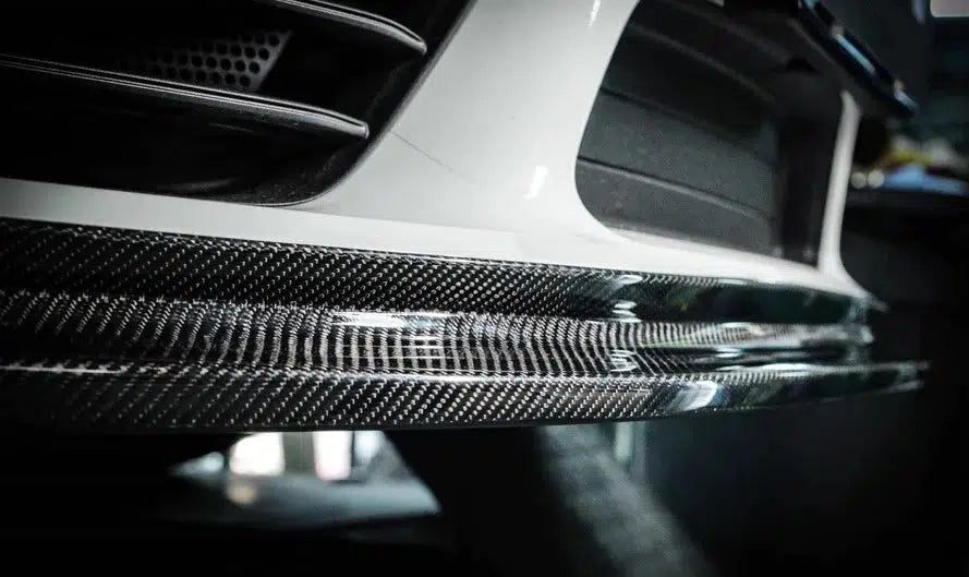 Carbon Fiber BKSS Style Front Lip for Porsche 718 Cayman/Boxster (2016-2023)