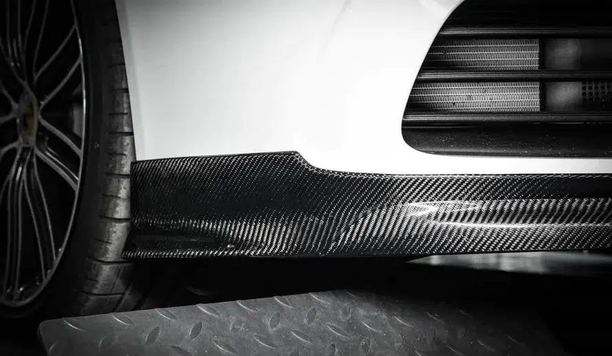 Carbon Fiber BKSS Style Front Lip for Porsche 718 Cayman/Boxster (2016-2023)