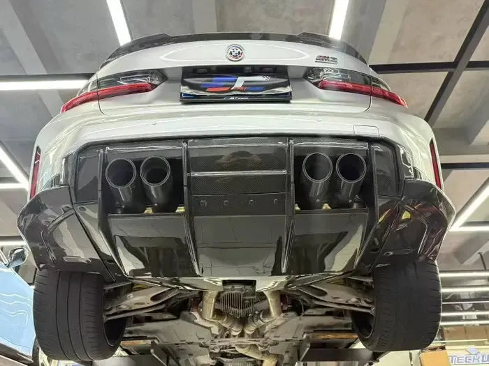 BMW G80 M3/G82/G83 M4 Carbon Fiber Under Tray Rear Diffuser