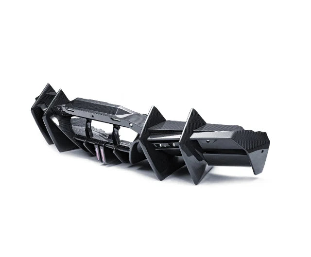 Lamborghini Revuelto - Carbon Fiber Rear Diffuser with LED Brake Light
