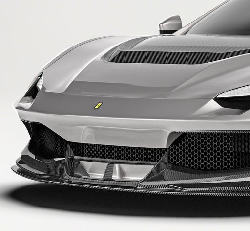 Ferrari 296 GTB/GTS Carbon Fiber Front Bumer Vent Trim