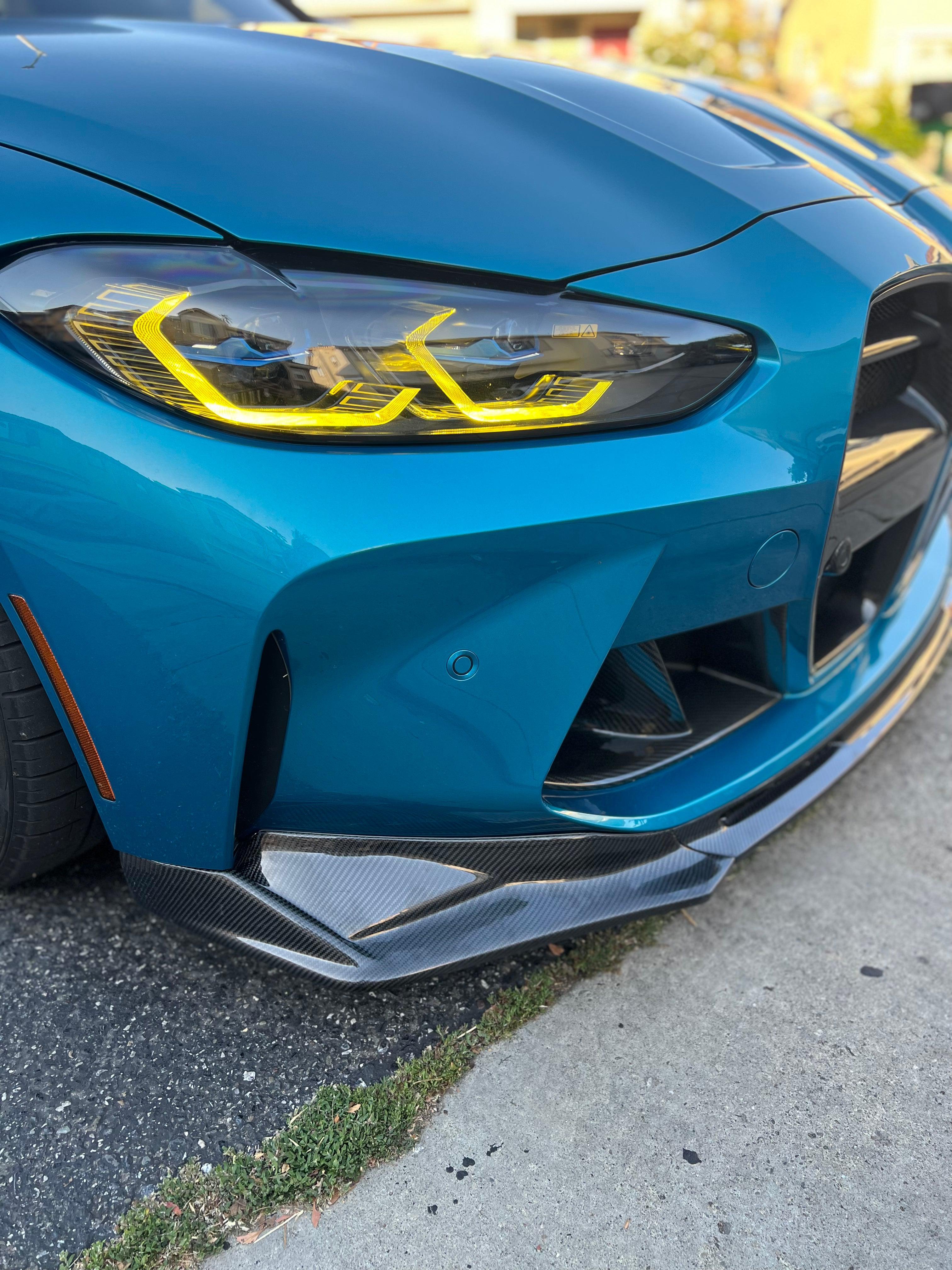 BMW G80 M3/G82/G83 M4 Carbon Fiber Artisan 3Pc Front Lip