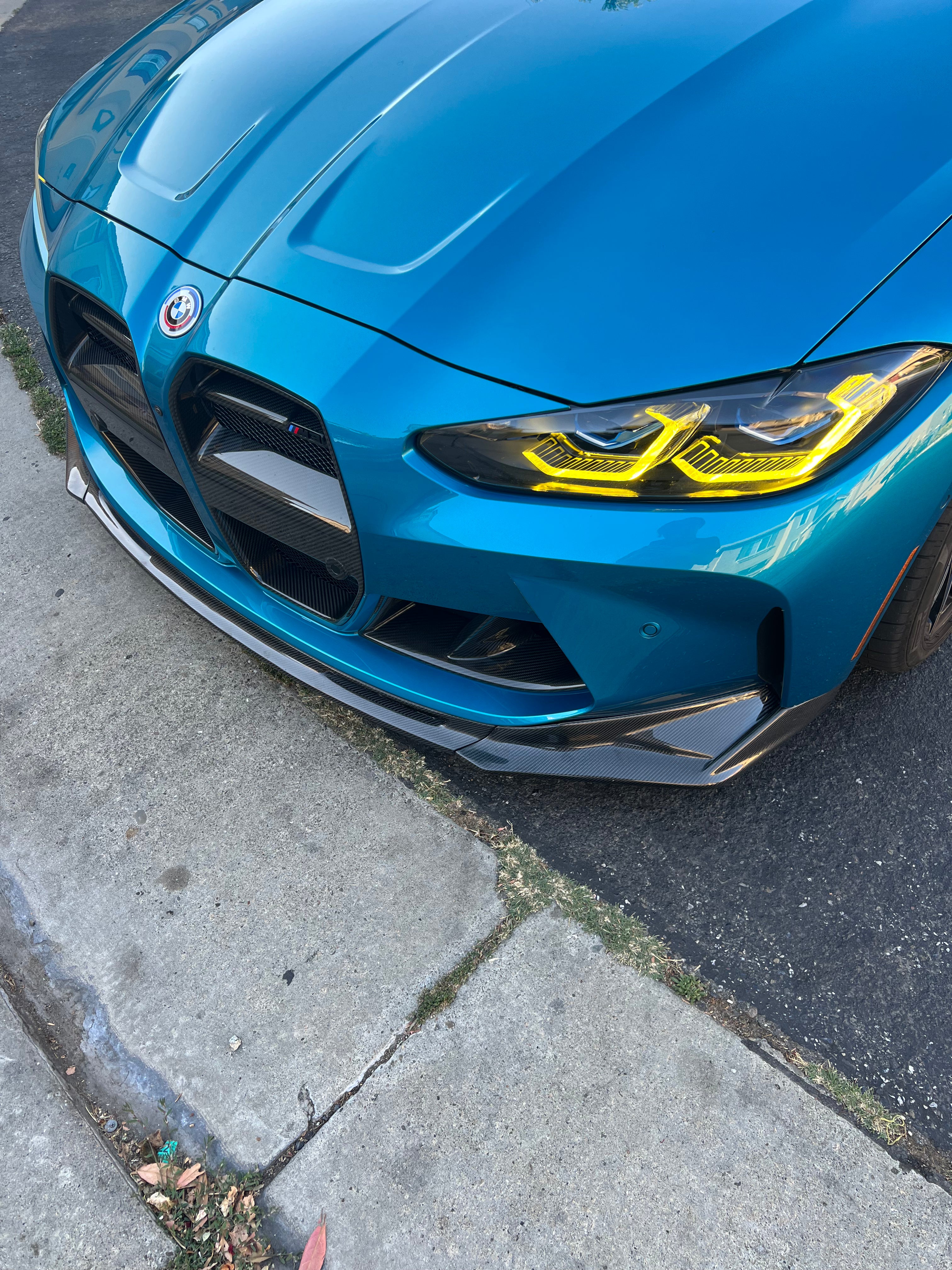 BMW G80 M3/G82/G83 M4 Carbon Fiber Artisan 3Pc Front Lip