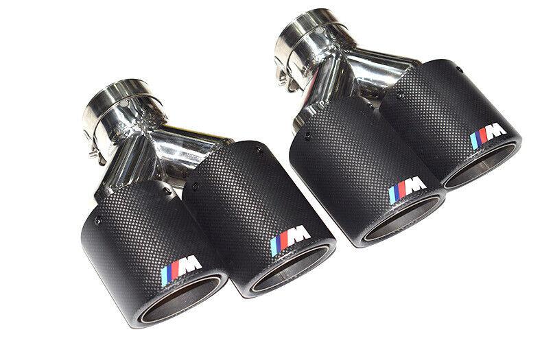 M Performance Carbon Fiber Quad Style Exhaust Tips