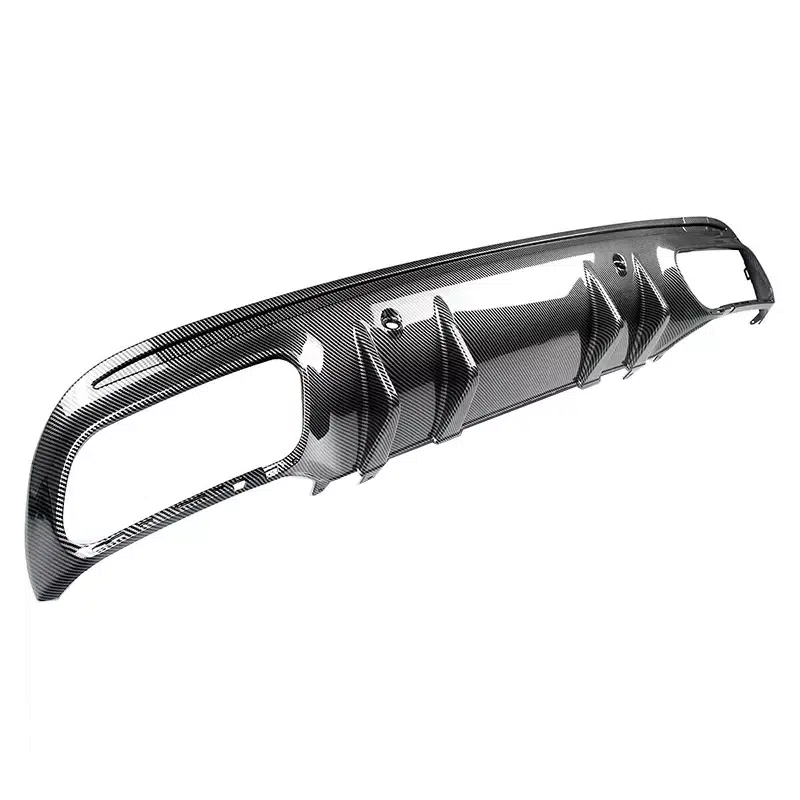 2015-2021 Mercedes W205 C300/C43 AMG Sedan Carbon Fiber Rear Diffuser With Exhaust Tip