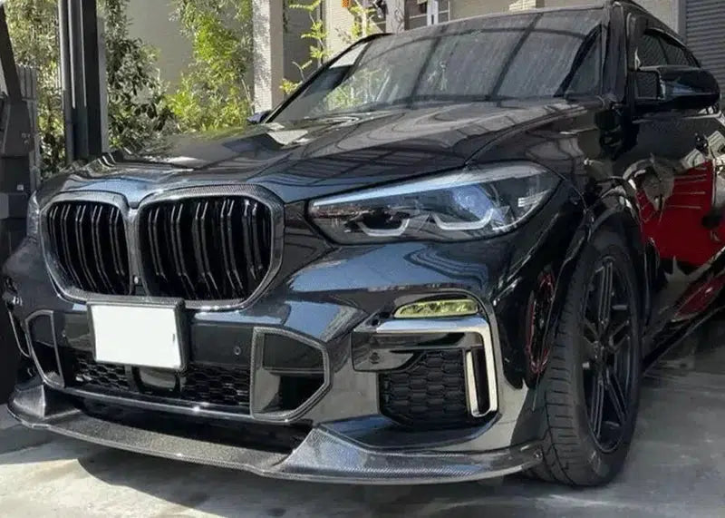 2019-2022 BMW X5 G05 M-SPORT Carbon Fiber Front Lip | Eurobahndynamics