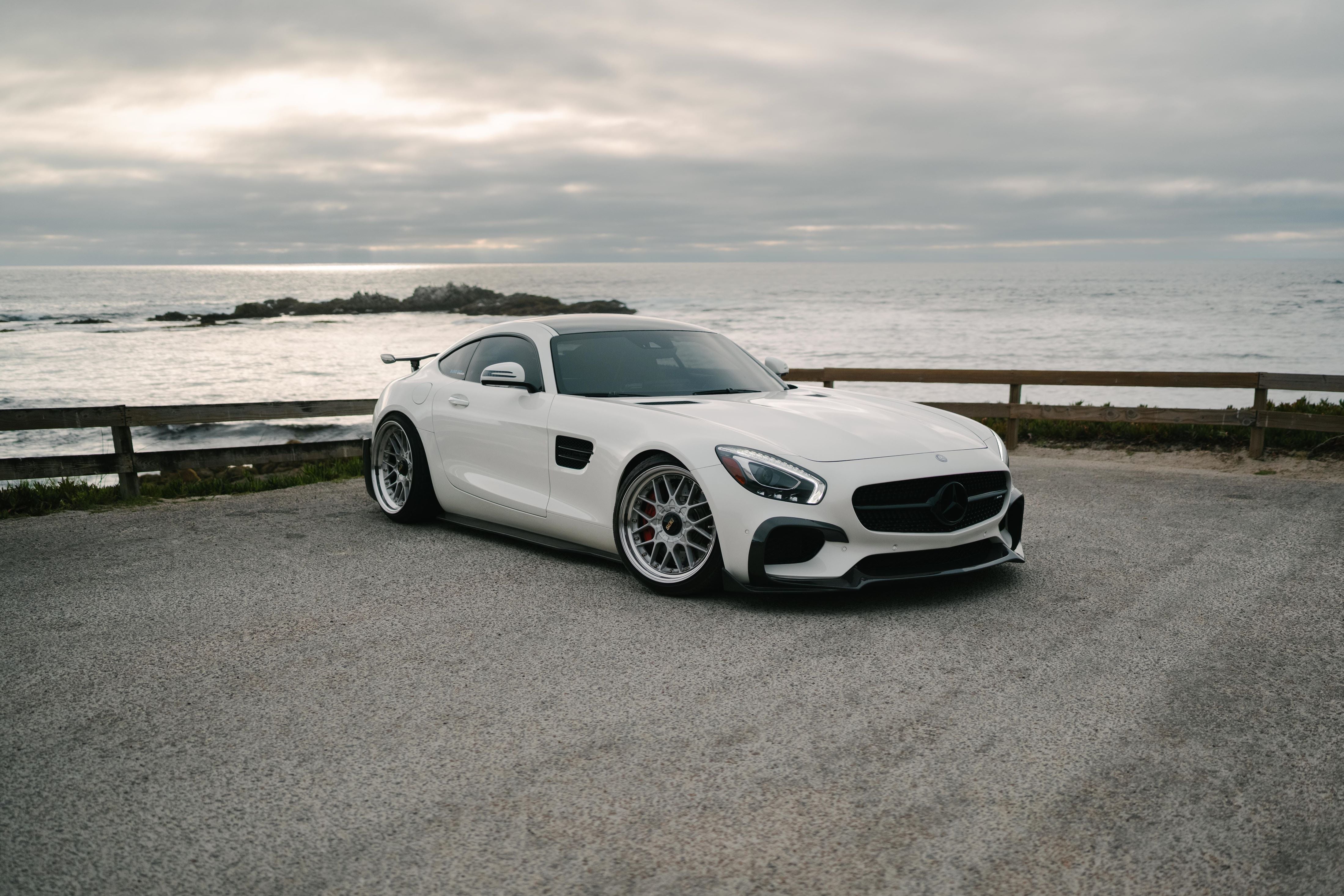Mercedes AMG GT/GTS Carbon Fiber Front Lip With Splitter