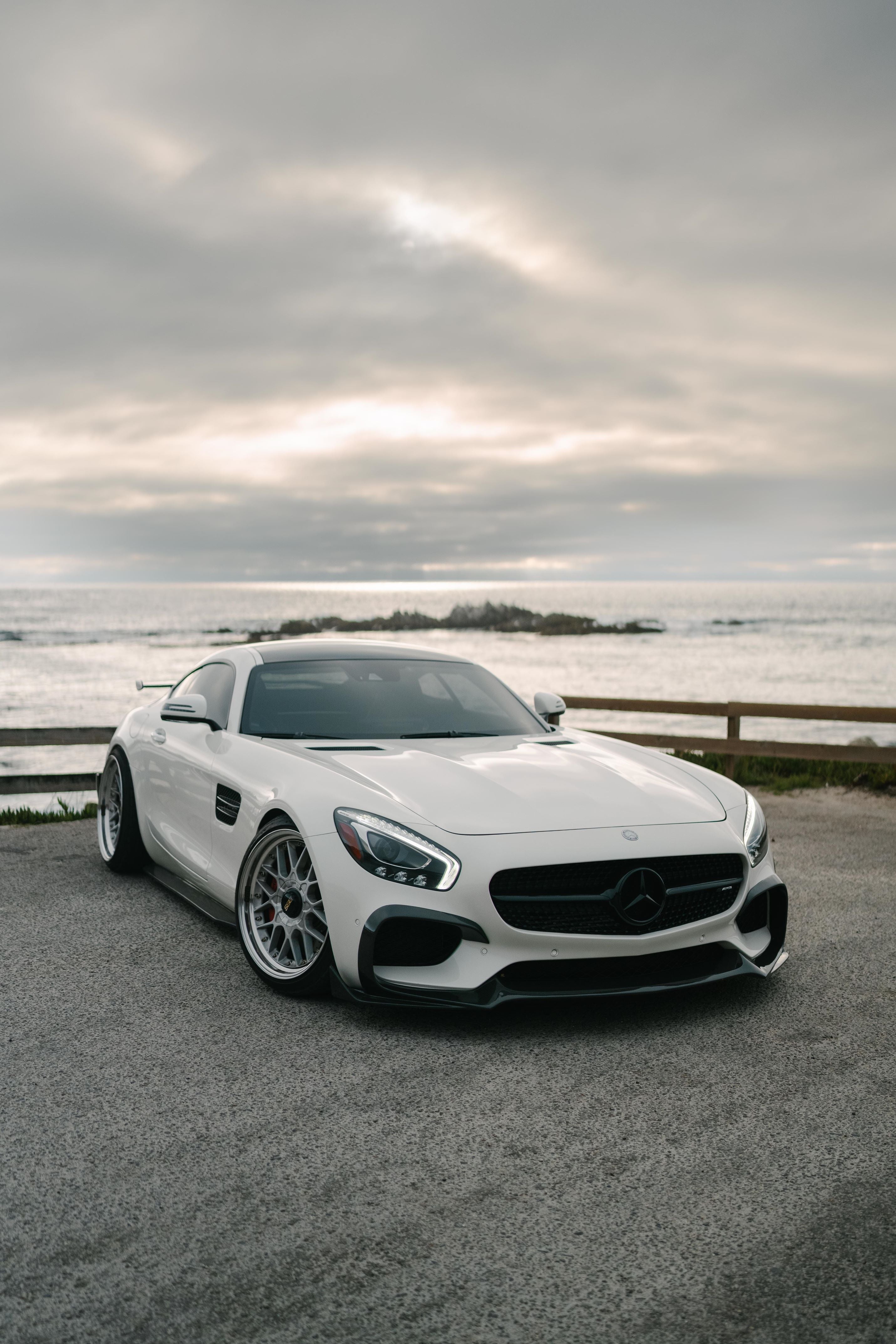 Mercedes AMG GT/GTS Carbon Fiber Front Lip With Splitter