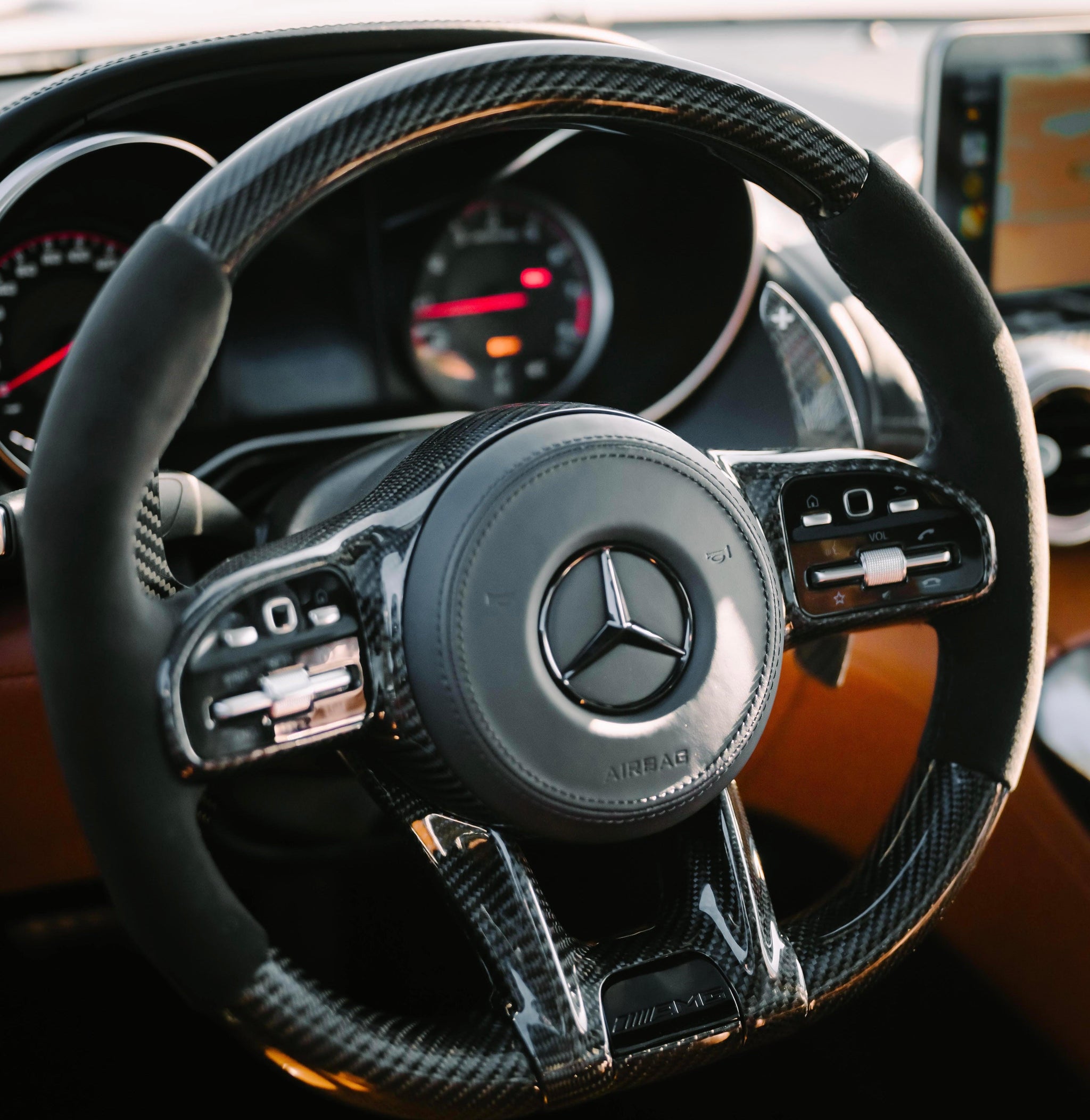 Ferrari Genuine California Steering Wheel (Red) : Italian Auto Parts &  Gadgets Store