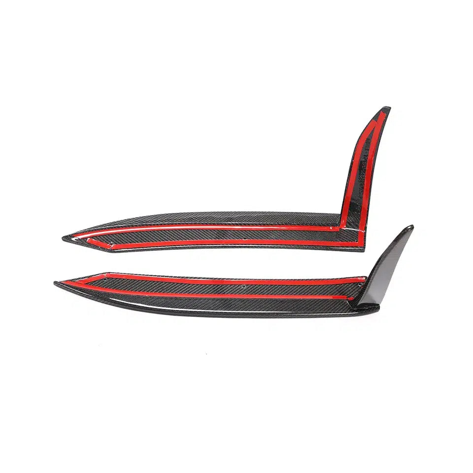 Carbon Fiber 991 Rear Bumper Canard for Porsche 911 991 Carrera 4 GTS