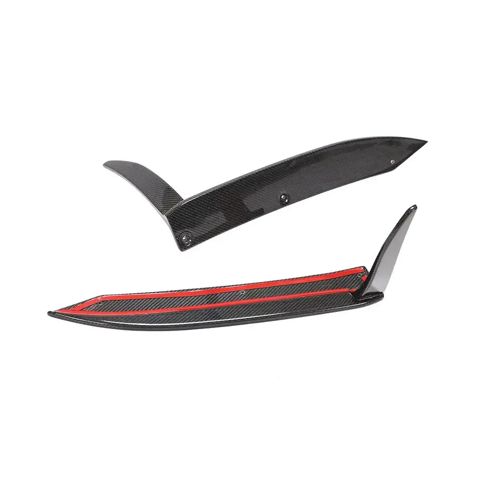 Carbon Fiber 991 Rear Bumper Canard for Porsche 911 991 Carrera 4 GTS
