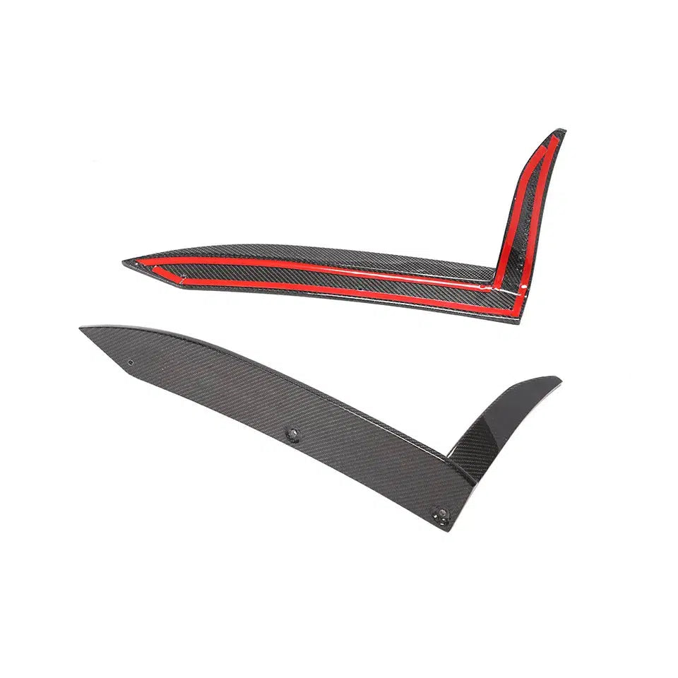 Carbon Fiber 991 Rear Bumper Canard for Porsche 911 991 Carrera 4 GTS