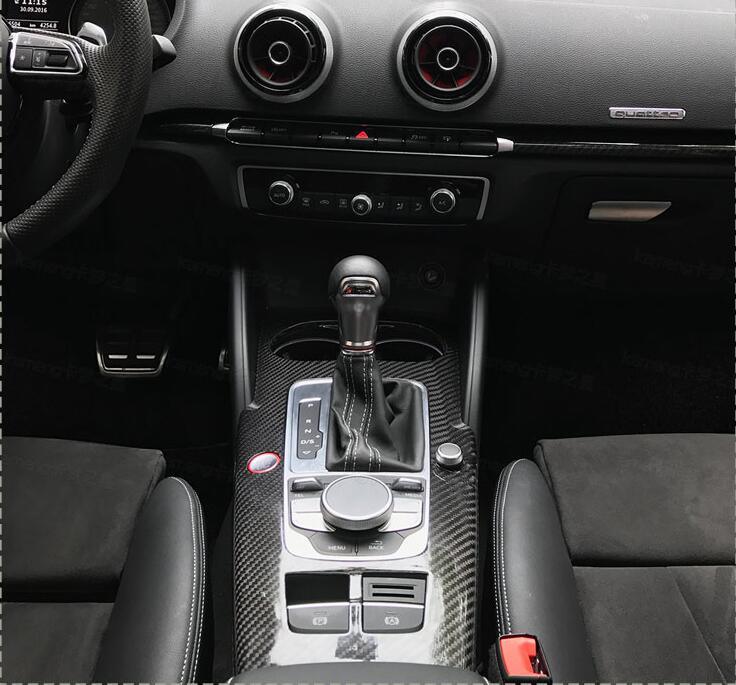 Forged Carbon Fiber Center Console Trim A3/S3/RS3 - eurobahndynamics
