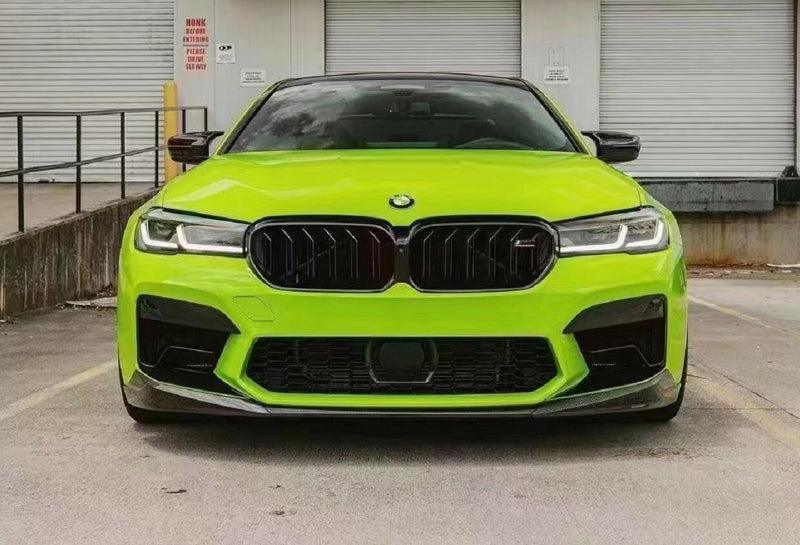 BMW F90 M5 Carbon Fiber 3pc front lip - eurobahndynamics