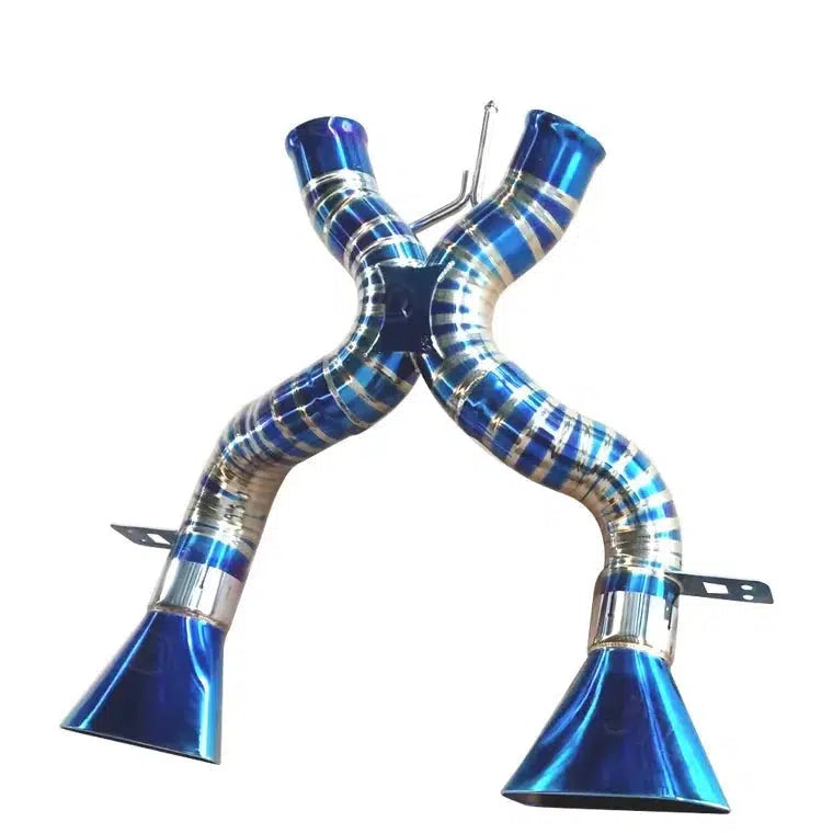 McLaren MP4-12c/650s Straight Pipe Titanium Exhaust