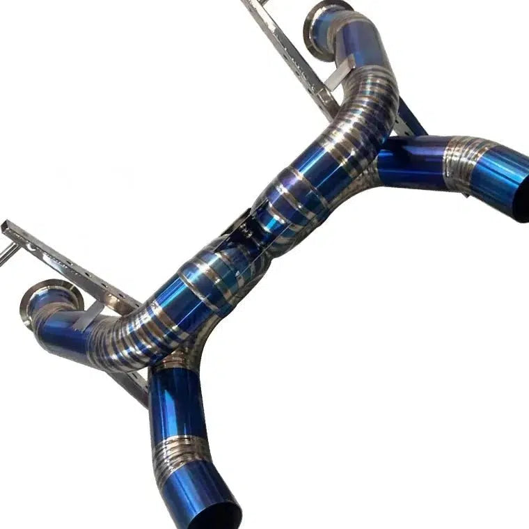 Lamborghini Aventador SVJ Full Titanium Straight Pipe Exhaust - eurobahndynamics