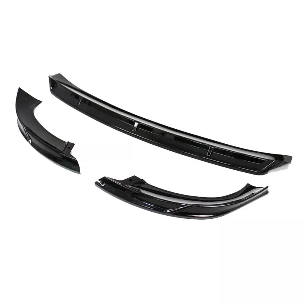 Tesla Model Y Black 3Pc Front Lip - eurobahndynamics