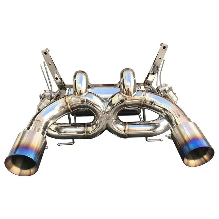 Lamborghini Aventador SVJ Titanium Exhaust With Muffler - eurobahndynamics