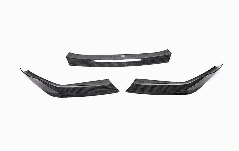 BMW F90 M5 Carbon Fiber 3pc front lip - eurobahndynamics