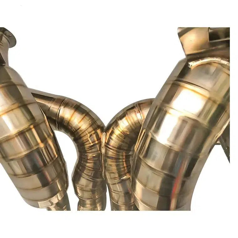Lamborghini Aventador LP700 Titanium Gold Straight Pipe Exhaust