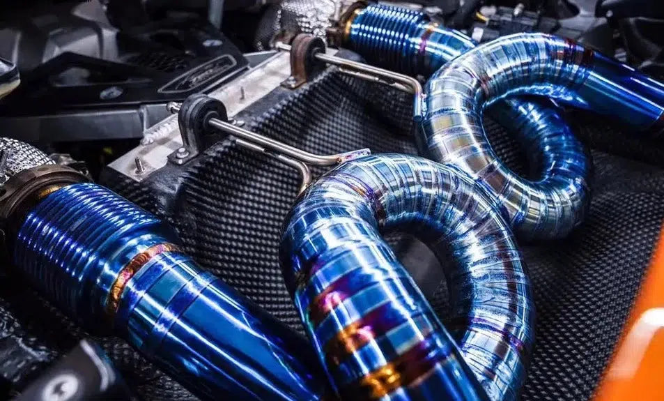 McLaren 720S Titanium Cat back Exhaust Straight Pipe