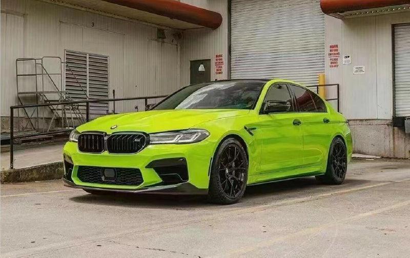 BMW F90 M5 Carbon Fiber 3pc front lip - eurobahndynamics