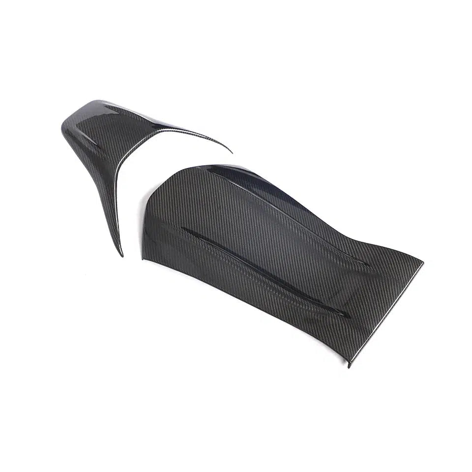 Mercedes Carbon Fiber Rear Seat Cover Trim