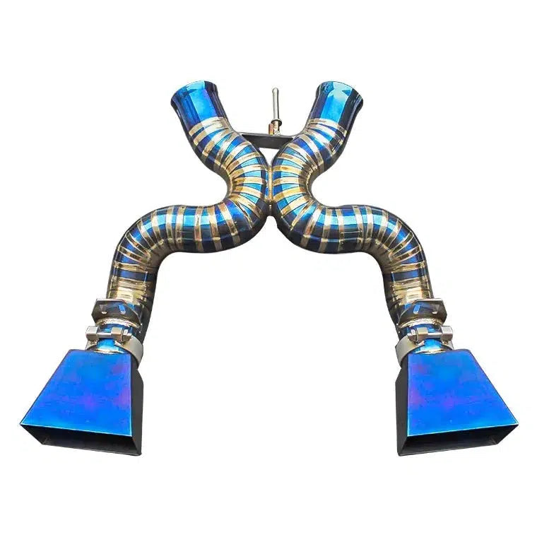 McLaren MP4-12c/650s Full Titanium Straight Pipe Exhaust