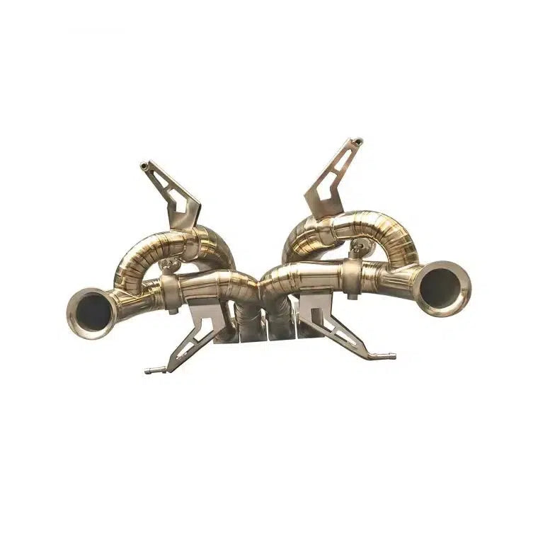 Lamborghini Aventador LP700 Titanium Gold Straight Pipe Exhaust