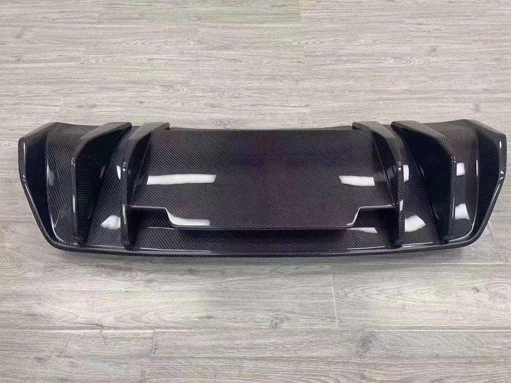 Audi R8 Aggressive Artisan Carbon Fiber Rear Diffuser - eurobahndynamics