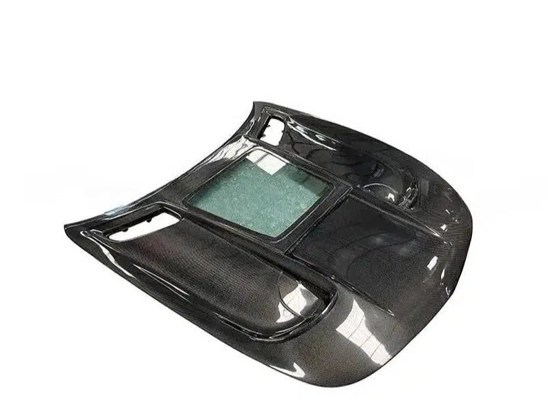 Mercedes AMG GT/GTS/GTC/GTR Black Series Style Carbon Fiber Hood Transparent