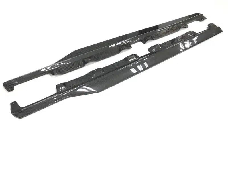 Mercedes AMG GT/GTS Carbon Fiber Side Skirt Extensions