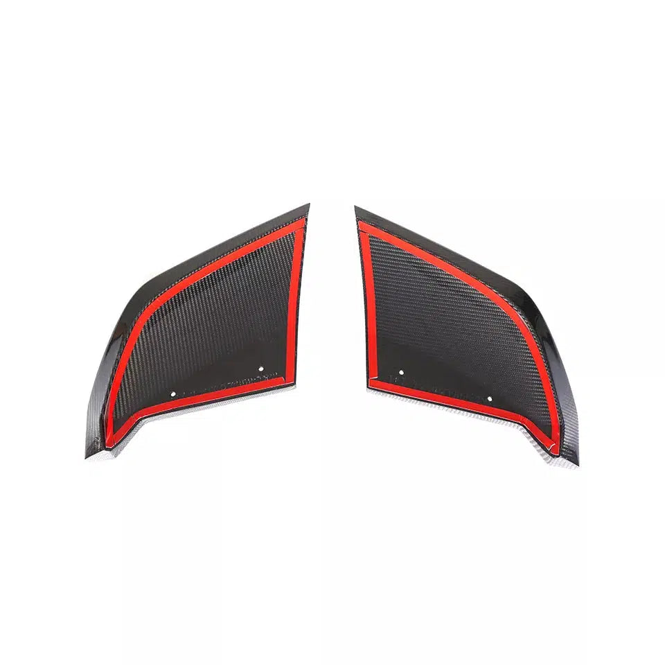 Audi R8 Carbon Fiber Rear Canards - eurobahndynamics