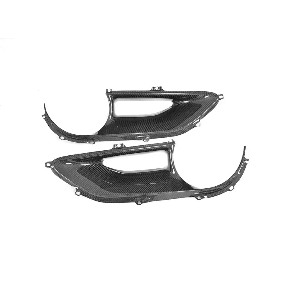 Ferrari 488 Carbon Fiber Taillight Trim Cover - eurobahndynamics