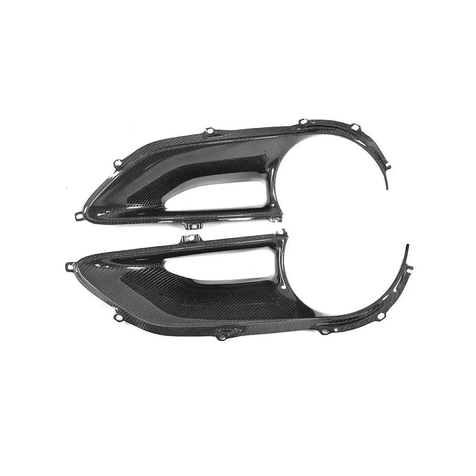 Ferrari 488 Carbon Fiber Taillight Trim Cover - eurobahndynamics