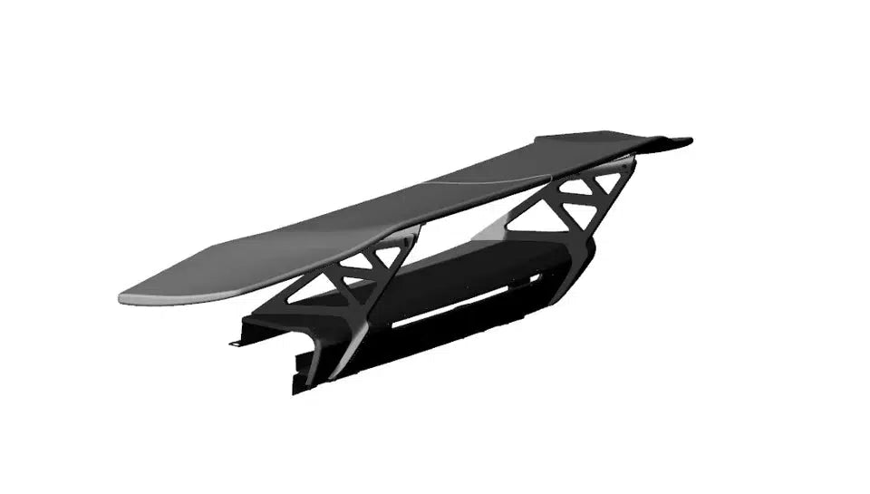 Lamborghini Huracan Carbon Fiber Artisan Wing With Base Panel - eurobahndynamics
